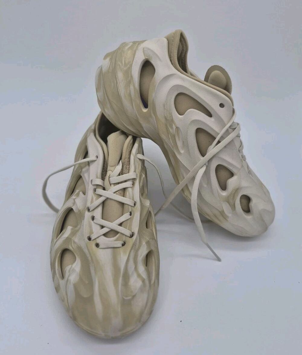 adidas Adifom Q Mens Beige Sneakers Casual Shoes Size 8 GW2217